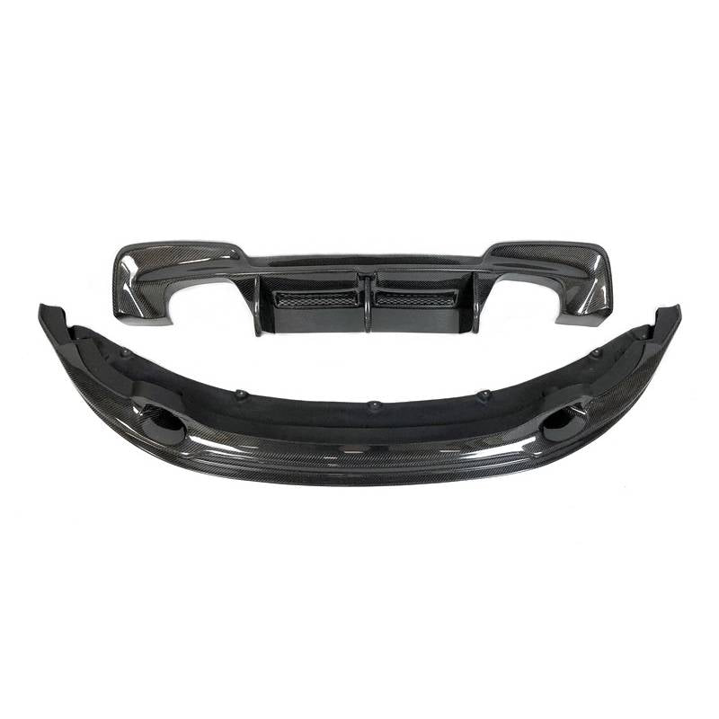 Lip + difusor BMW E82 / E88 M1 Carbono