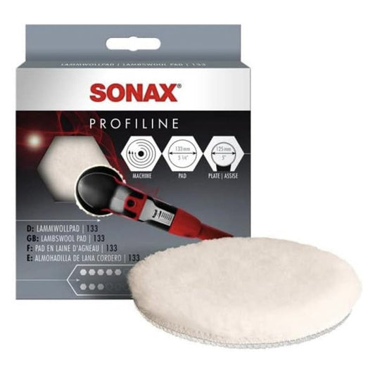 SONAX ALMOHADILLA DE LANA PARA PULIMENTOS ABRASIVOS 125 mm