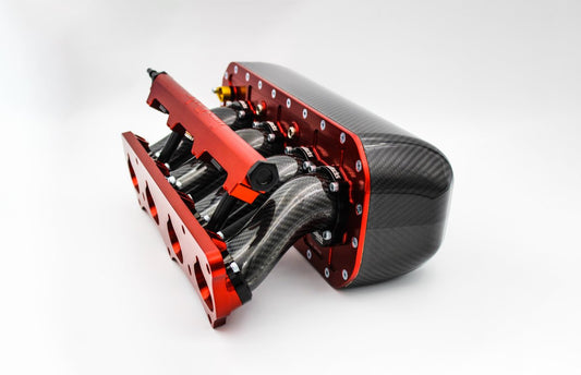 Colector de admision de carbono PracWorks para Honda Civic Type R FN2 / EP3 K20