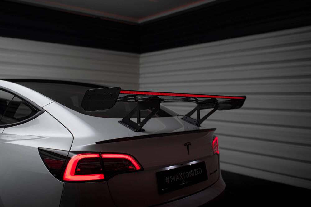 Aleron Carbono con Led Maxton Tesla Model 3 2017-
