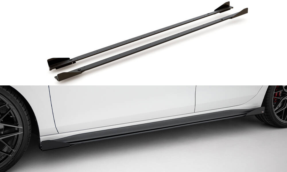 Taloneras Maxton Pro + flaps Golf Mk8 GTI / GTE / GTI Clubsport / GTD / R-Line  2020-