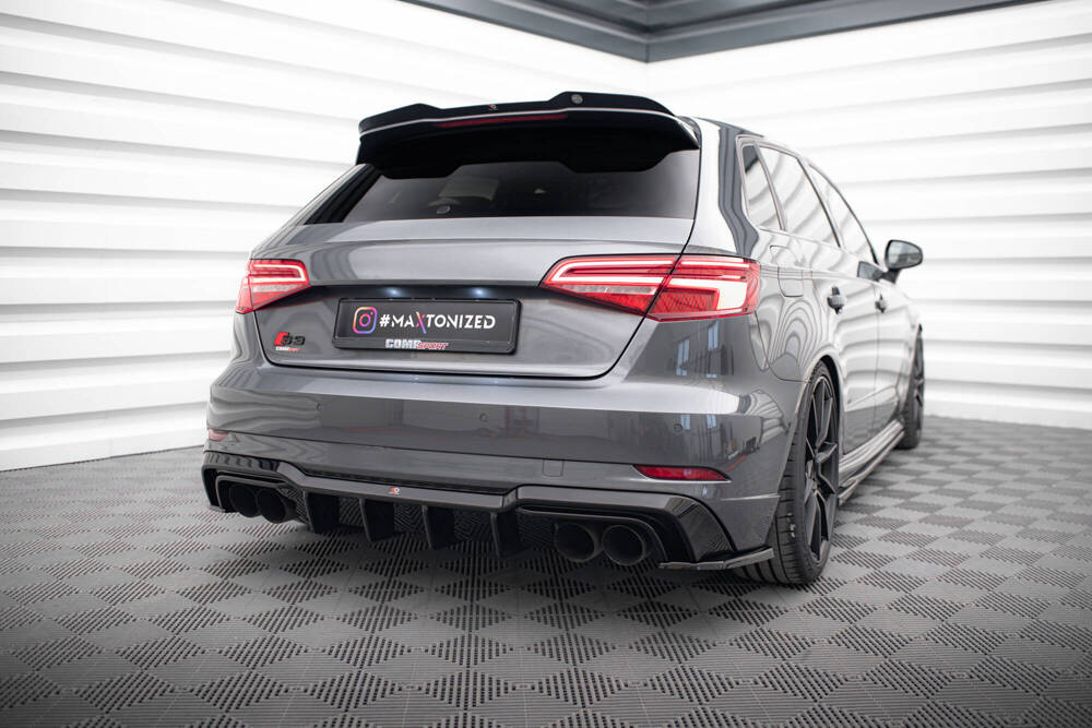 Añadido lateral difusor Maxton V2 Audi S3 / A3 S-Line Sportback 8V 2016/20