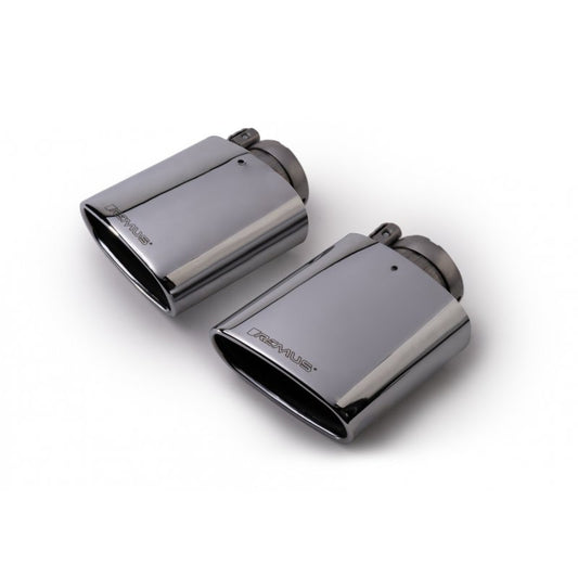 Set 2 Colas de escape Remus 142x72mm INOX