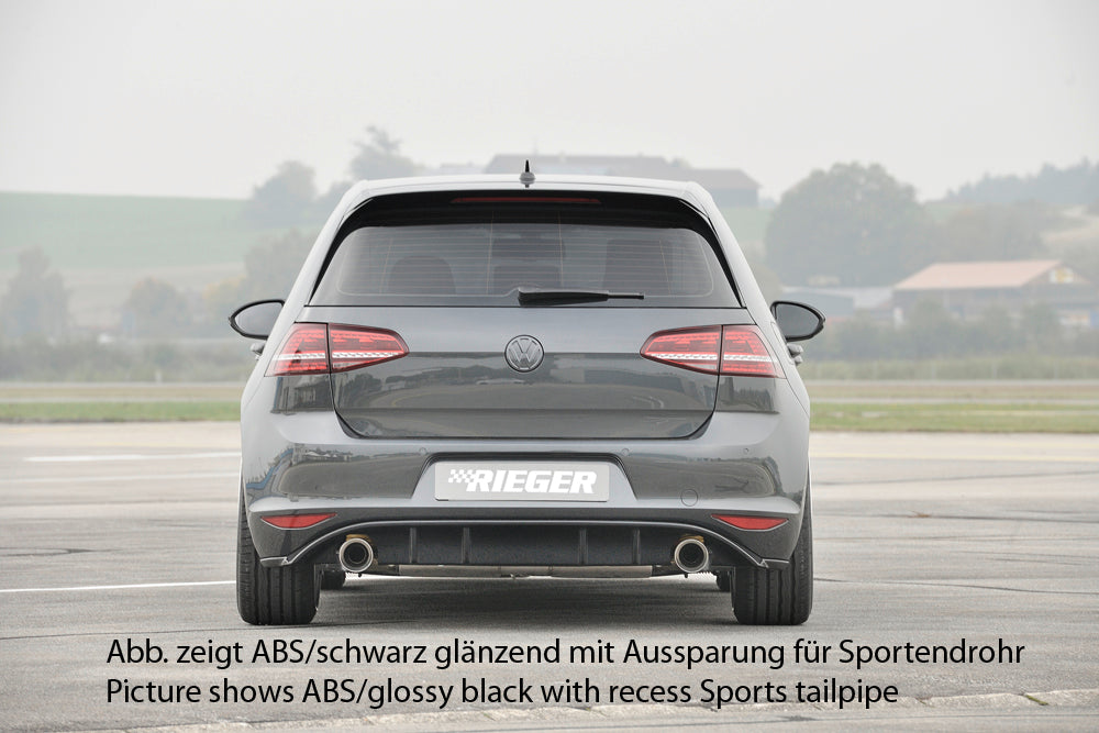 Difusor Rieger Volkswagen Golf mk7 GTI/GTD