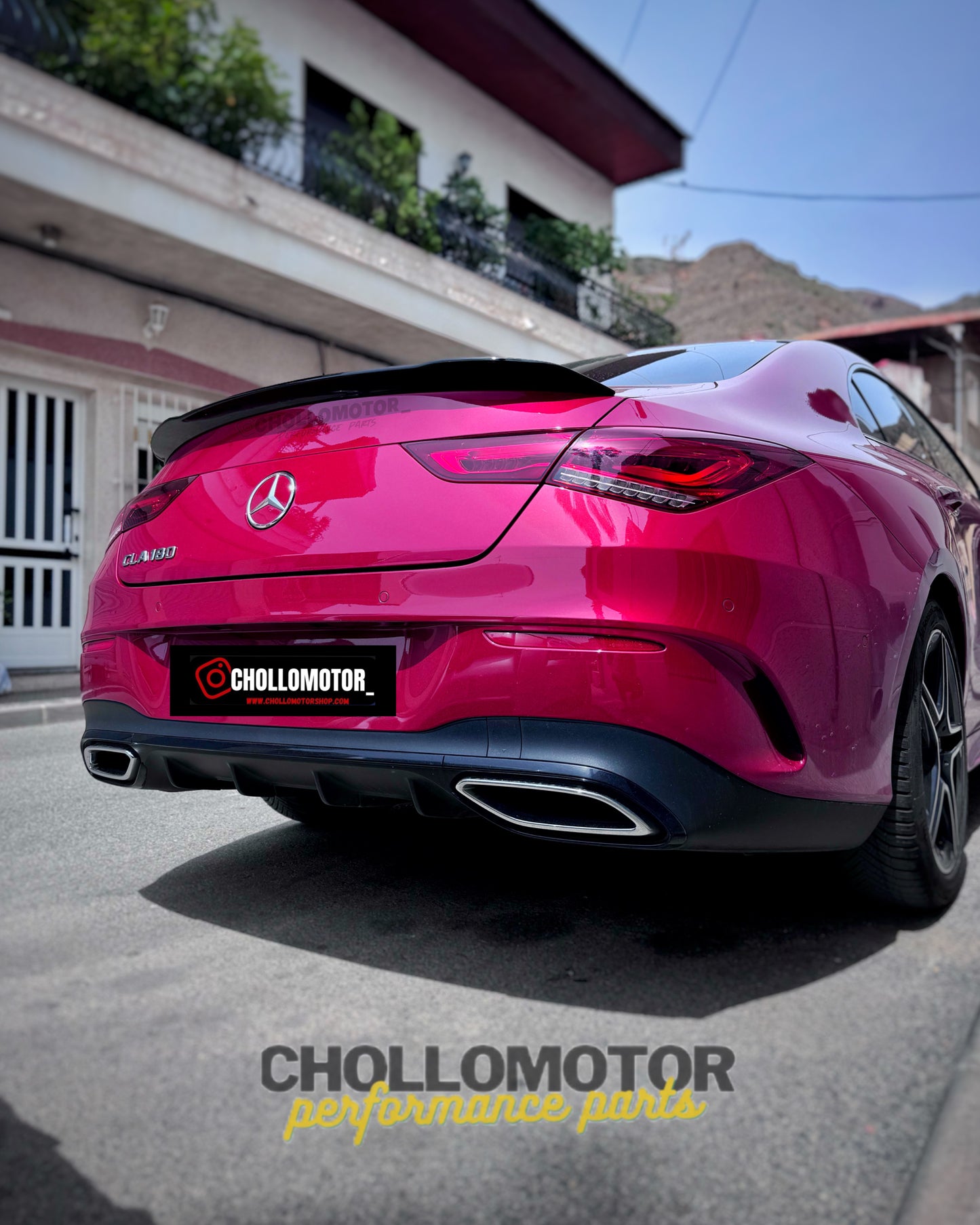 Aleron Mercedes cla c118 look 45 amg