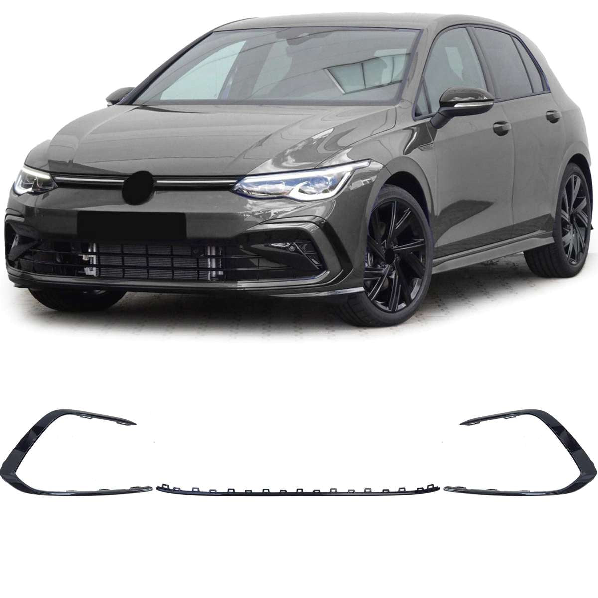Kit molduras negro brillo golf mk8 GTI GTD RLINE 2019/24