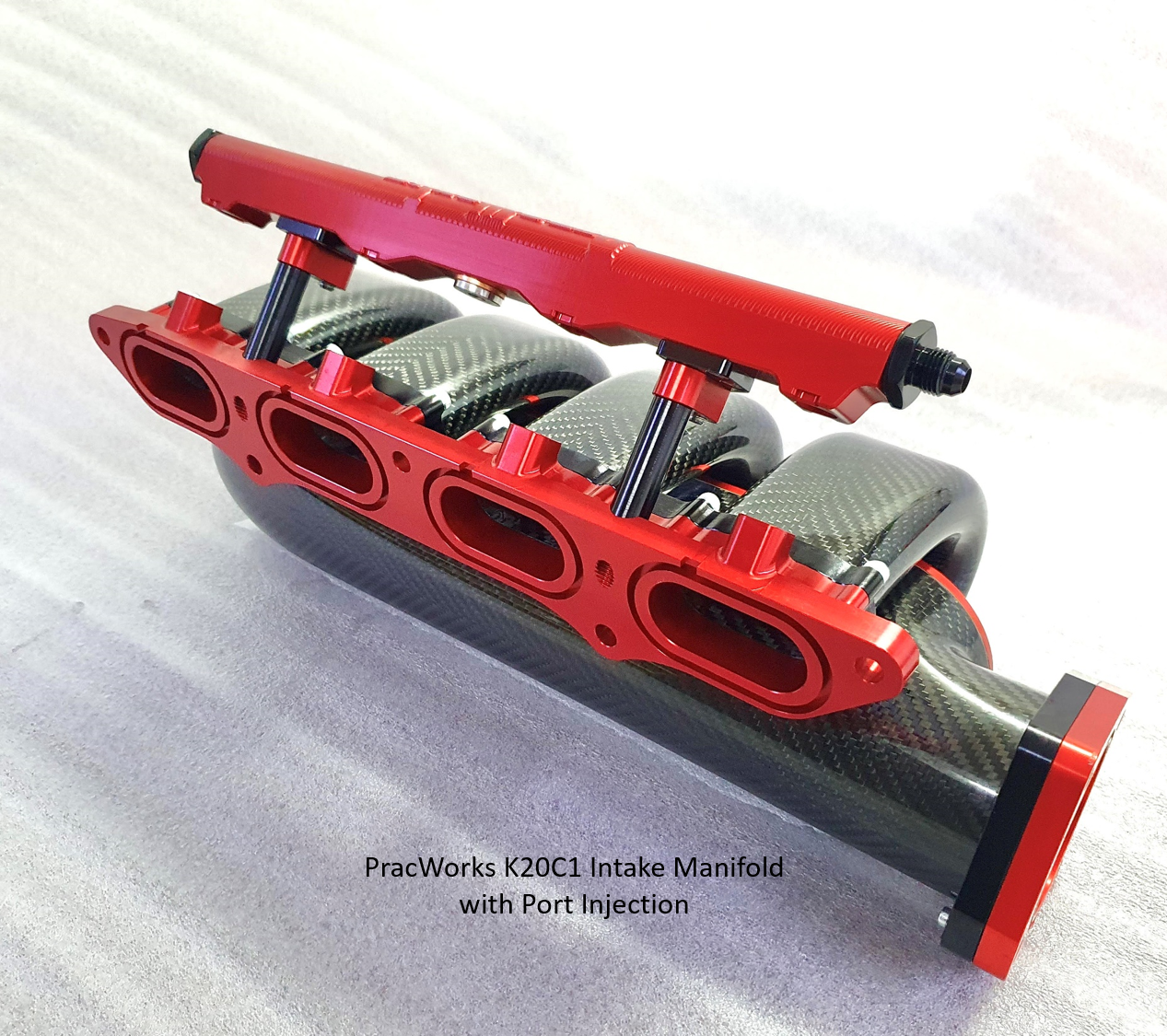 Colector de admision de carbono PracWorks para Honda Civic Type R FK2 / FK8 / FL5