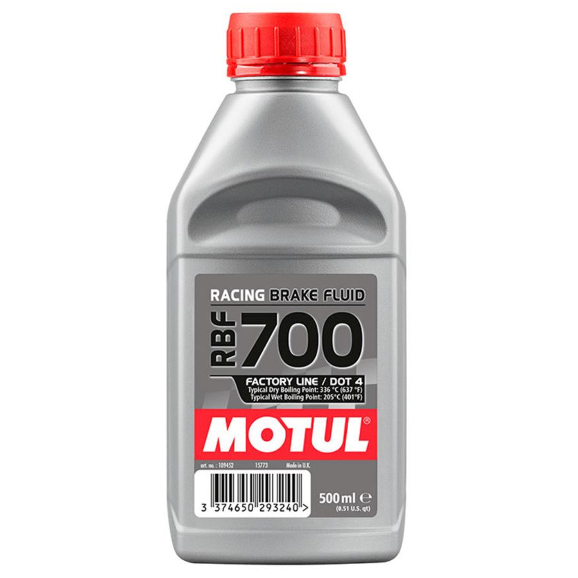 LÍQUIDO DE FRENOS DOT 4 MOTUL RBF 700 FACTORY LINE 500ML
