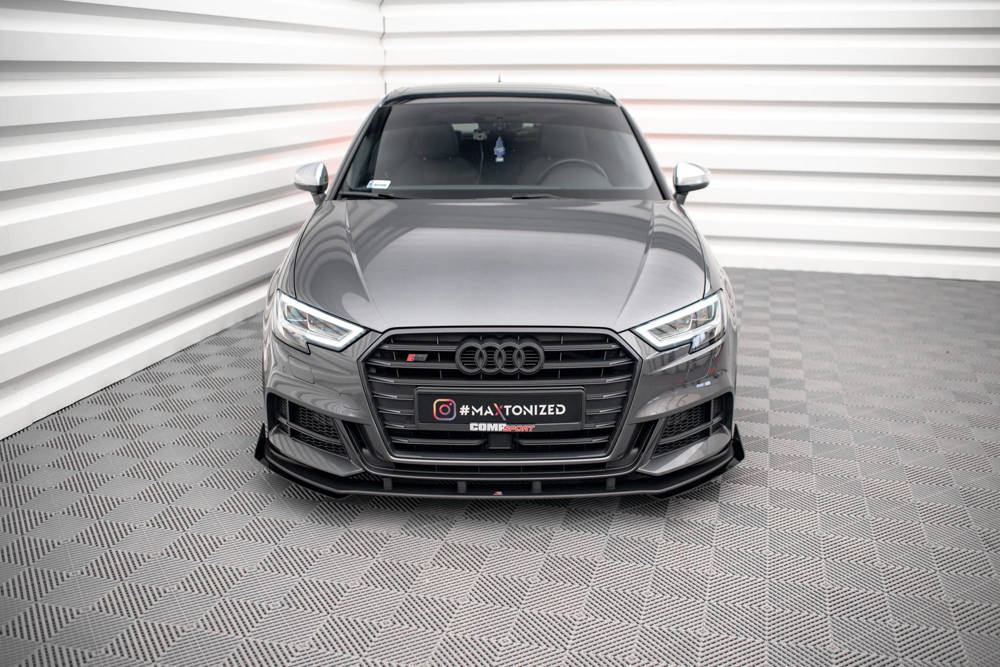 Lip Maxton racing + flaps Audi S3 / A3 S-Line Sportback 8V 2016/20