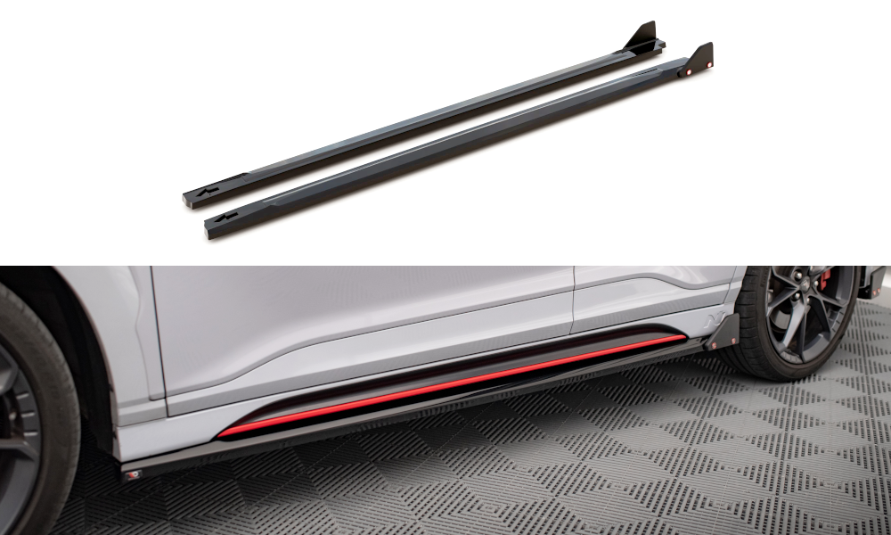 Taloneras Maxton V1 + flaps Hyundai Kona N  2021-