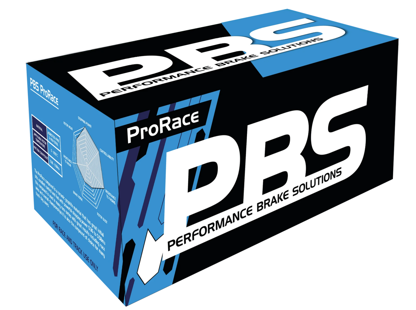 Pastillas delanteras PBS Pro Race Frenada Brembo 4 Pistones (Cupra 5F Pack performance) & Audi RS3 8P