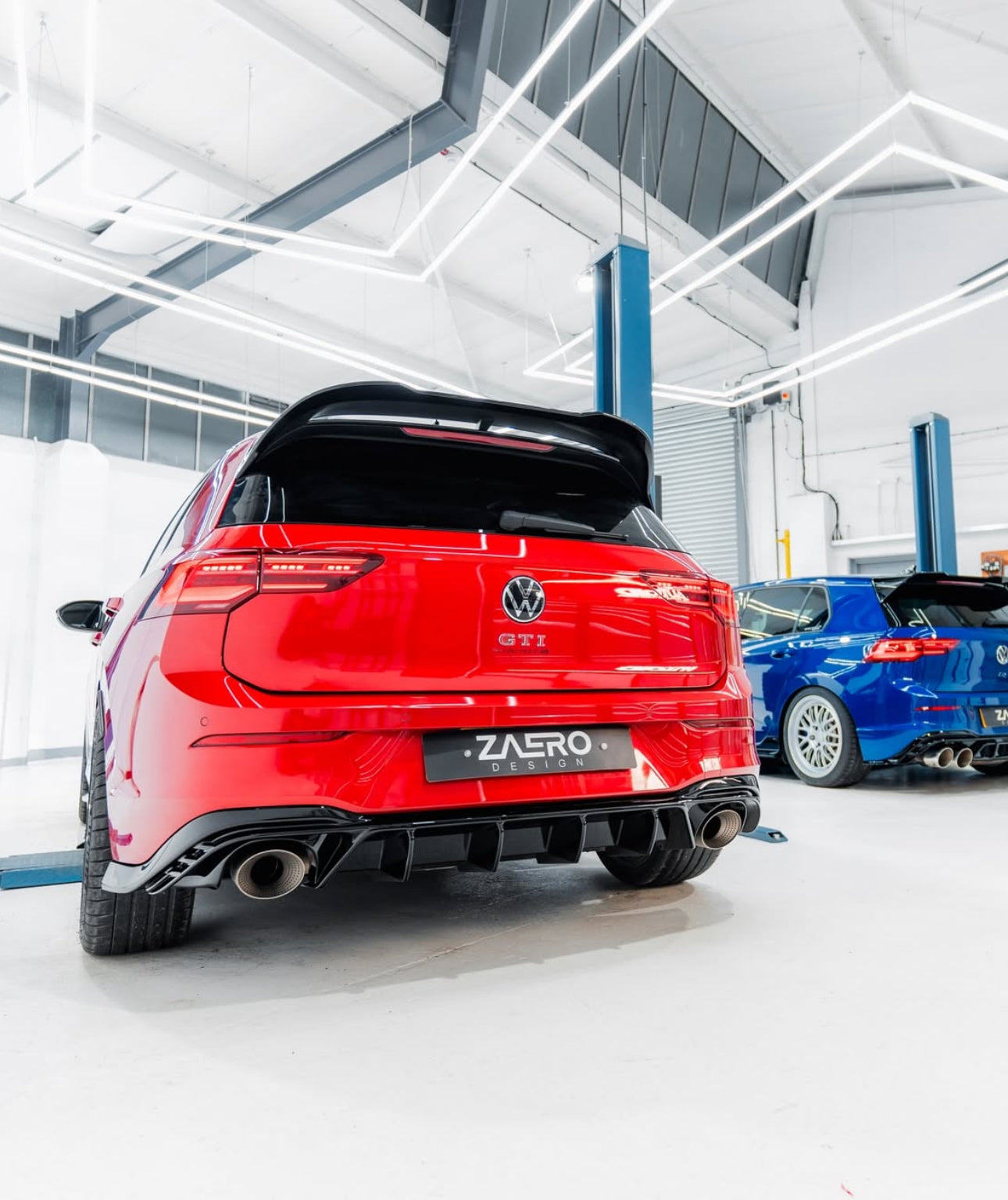 Difusor Zaero Volkswagen Golf mk8 Gti Clubsport