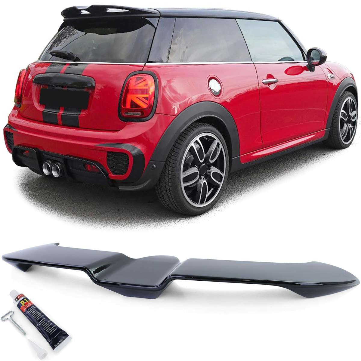 Aleron Negro brillo Mini One Cooper F55 F56 2013-