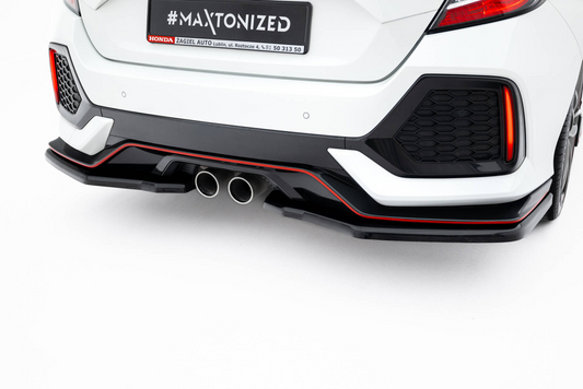 Añadido difusor Maxton Honda Civic Sport Mk10 2017 - 2019