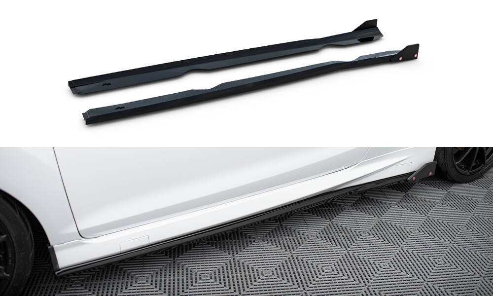 Taloneras Maxton v4 + flaps Ford Fiesta mk7 St/Stline 2013/17