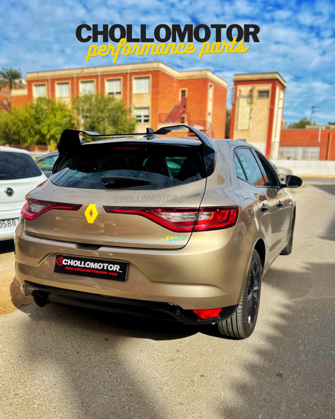 Aleron Renault Megane 4 look Trophy