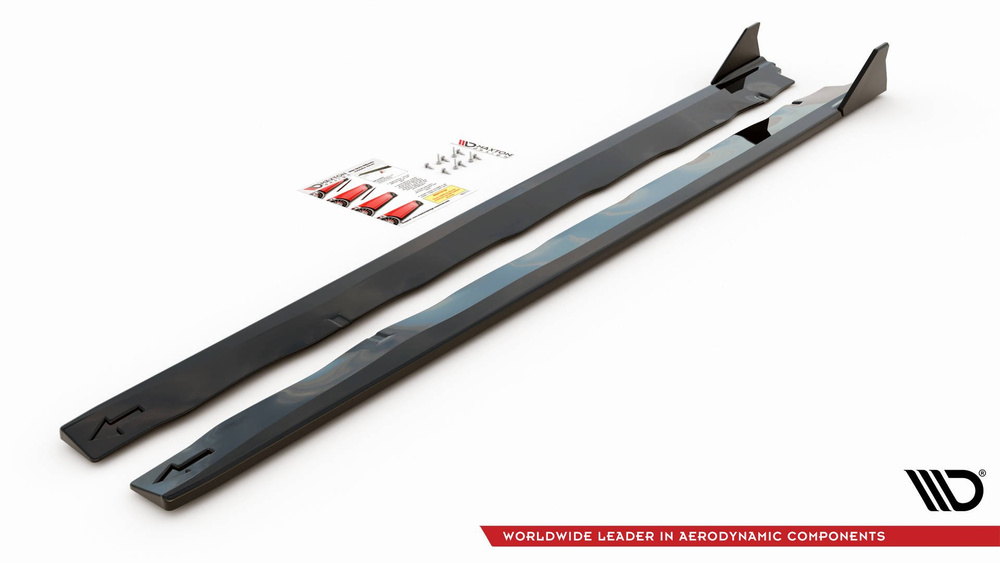 Taloneras Maxton + flaps ford Mustang GT 2017/23