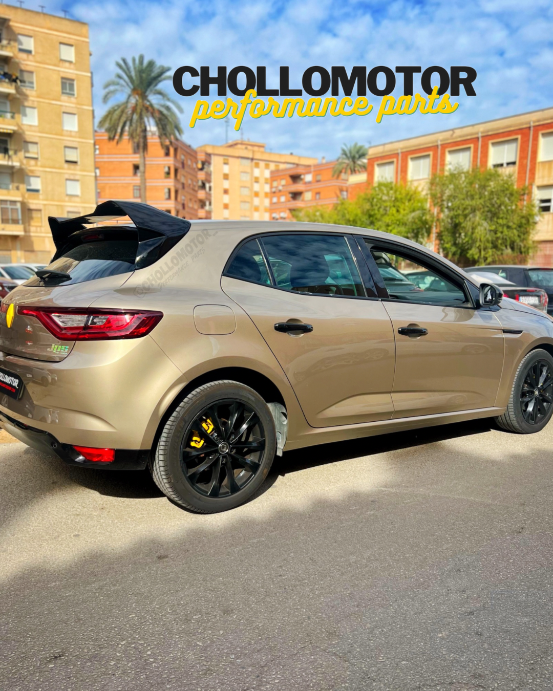 Aleron Renault Megane 4 look Trophy