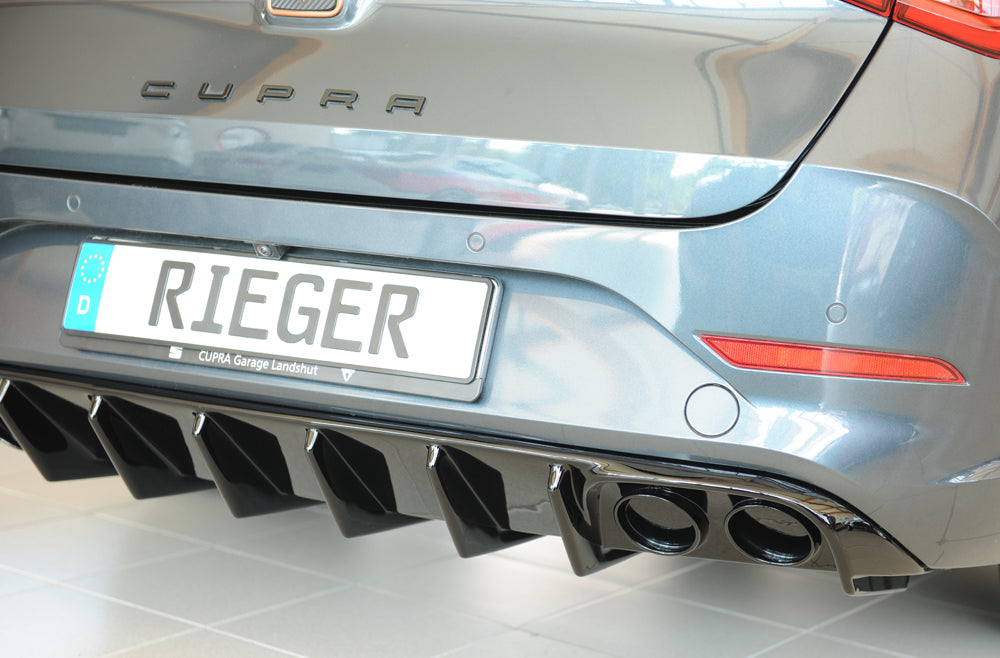Difusor Rieger Cupra León ST 2020/24 (Con colas Falsas)