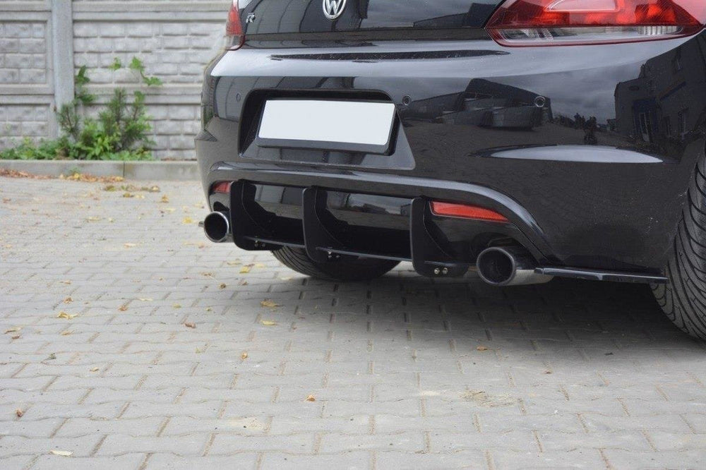 Difusor Maxton Racing + flaps Volkswagen Scirocco R 2008/14