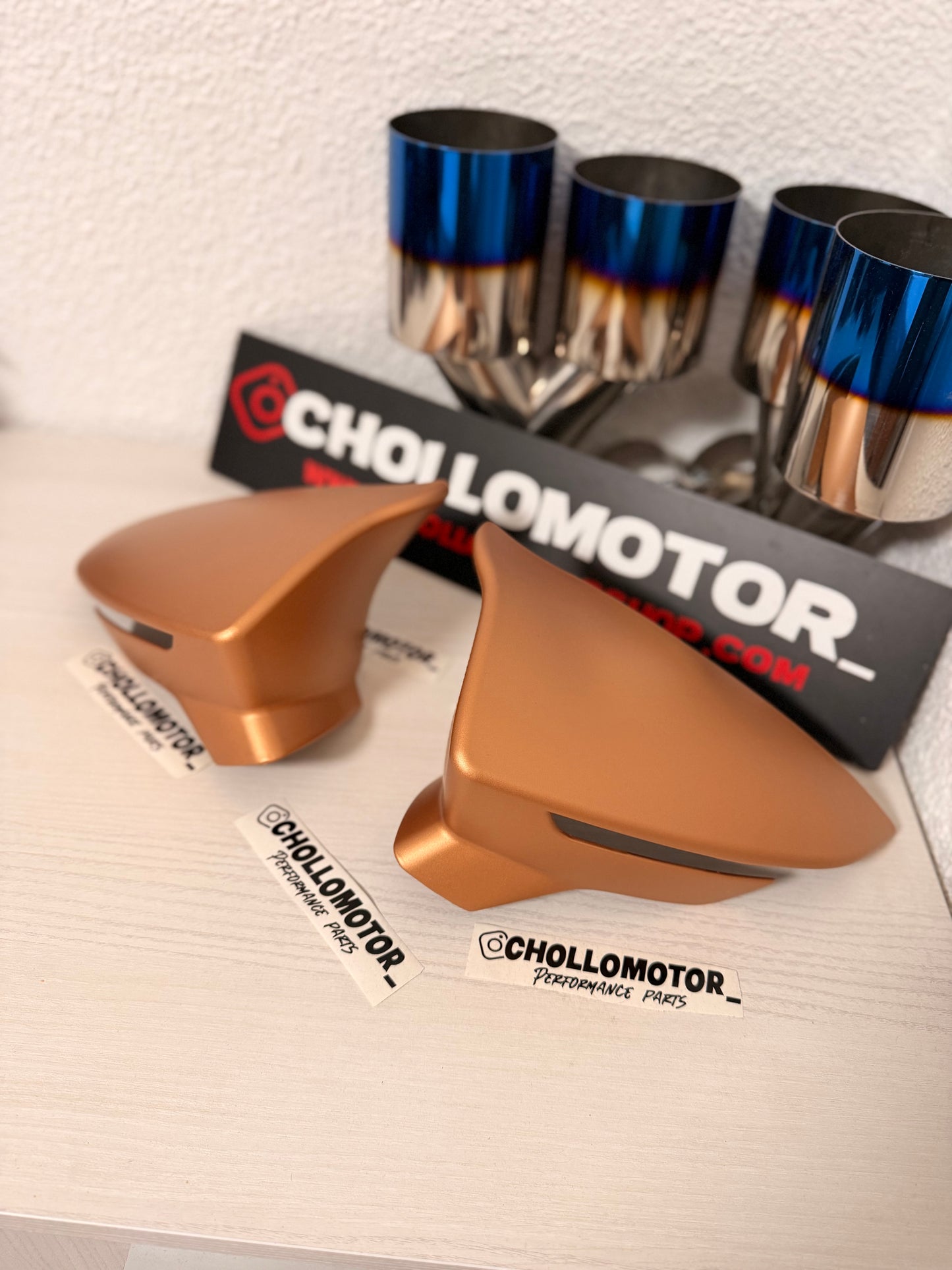 Espejos Demonio Bronce Seat León mk3 Todos