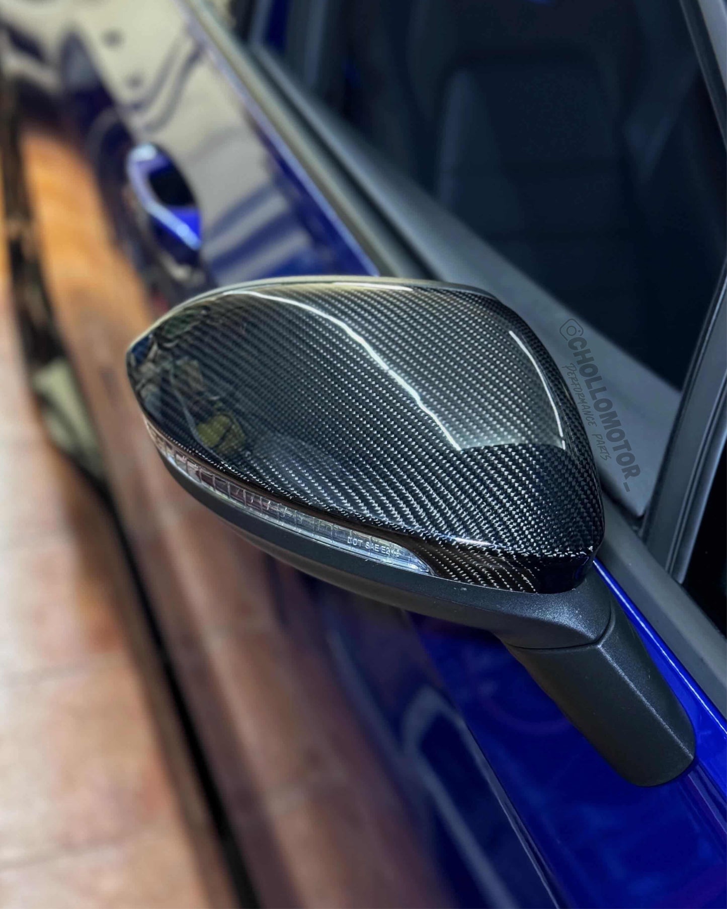 Espejos fibra de CARBONO REAL golf mk8 NORMAL / GTI / GTD / GTE / R / RLINE