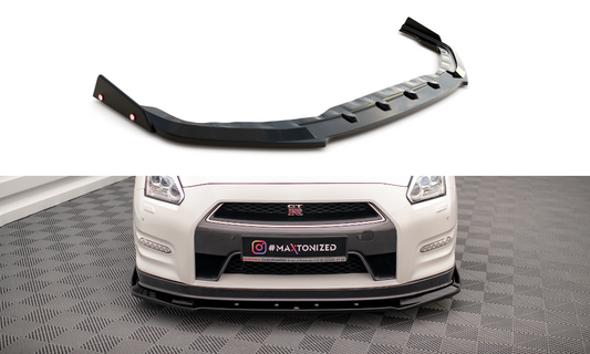 Lip maxton + flaps Nissan Gtr R35 2011/16