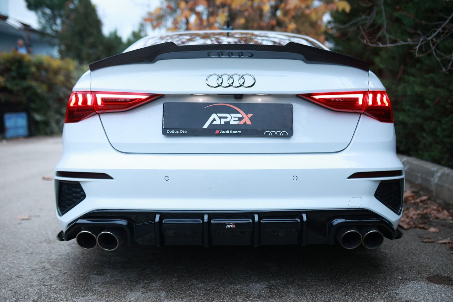 Difusor Apex Audi S3 / A3 SLine Sedan 8Y 2020/24