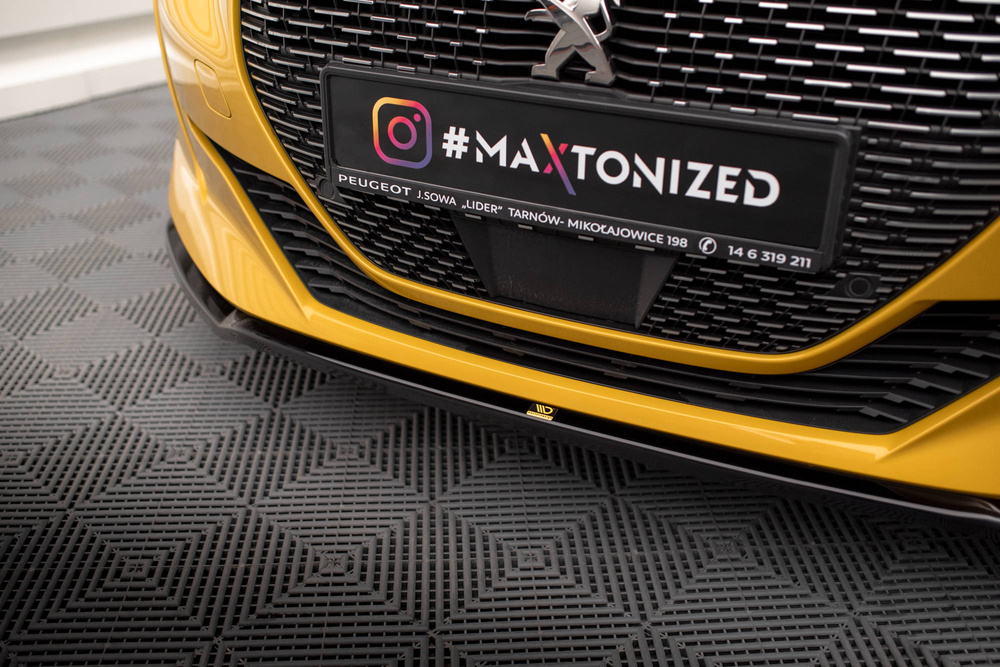 Lip maxton V2 Peugeot 208 GT 2019 - 2023