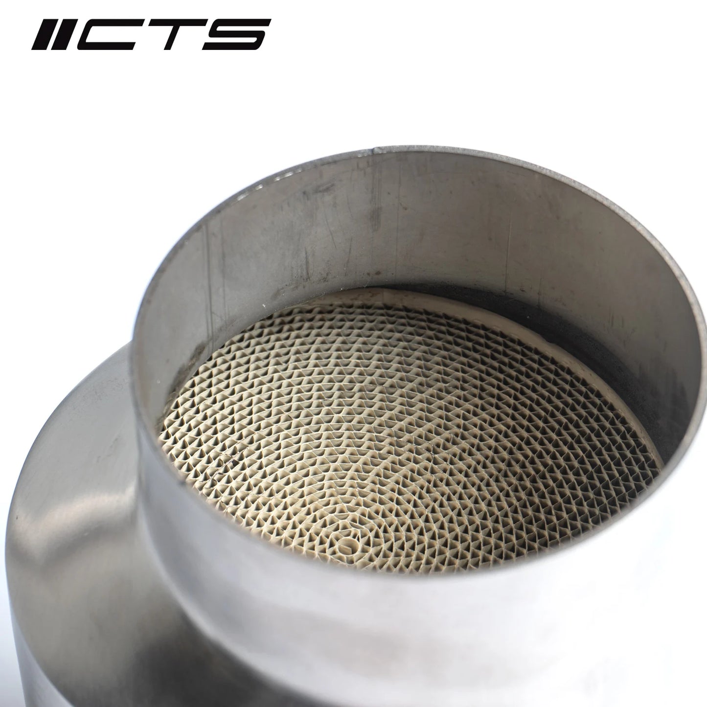 Downpipe con catalizador deportivo CTS Turbo para Audi RS3 8.5V / Audi TTRS 8S (sin OPF)