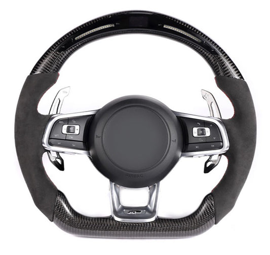 Volante Carbono golf mk7 GTI + LCD