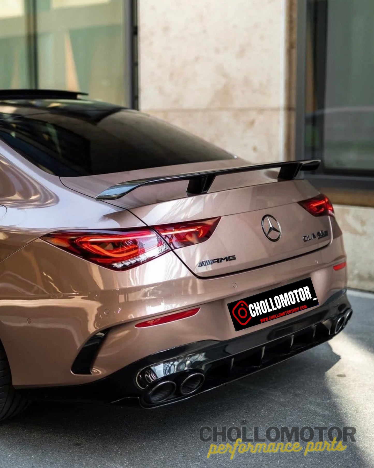 Aleron mercedes CLA C118 look cla45s 2019/25
