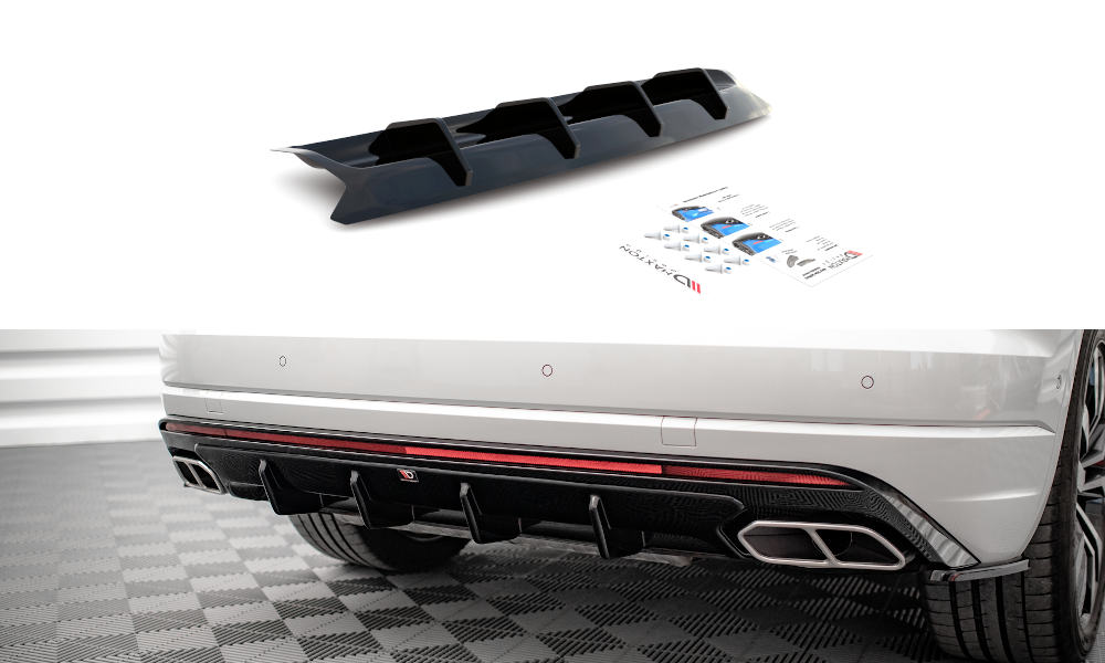 Añadido Difusor Maxton Volkswagen Touareg R-Line Mk3  2018 - 2023