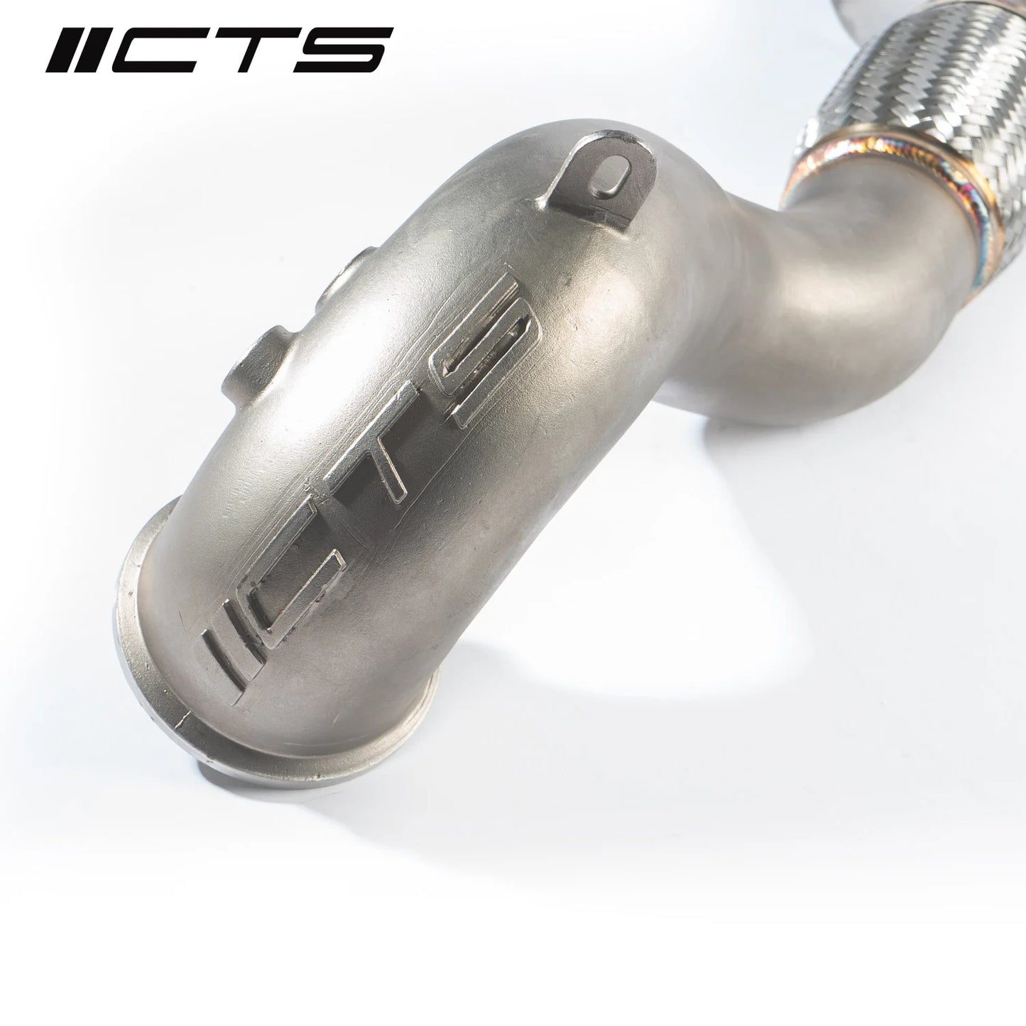 Downpipe con catalizador deportivo CTS Turbo para Audi RS3 8.5V / Audi TTRS 8S (sin OPF)