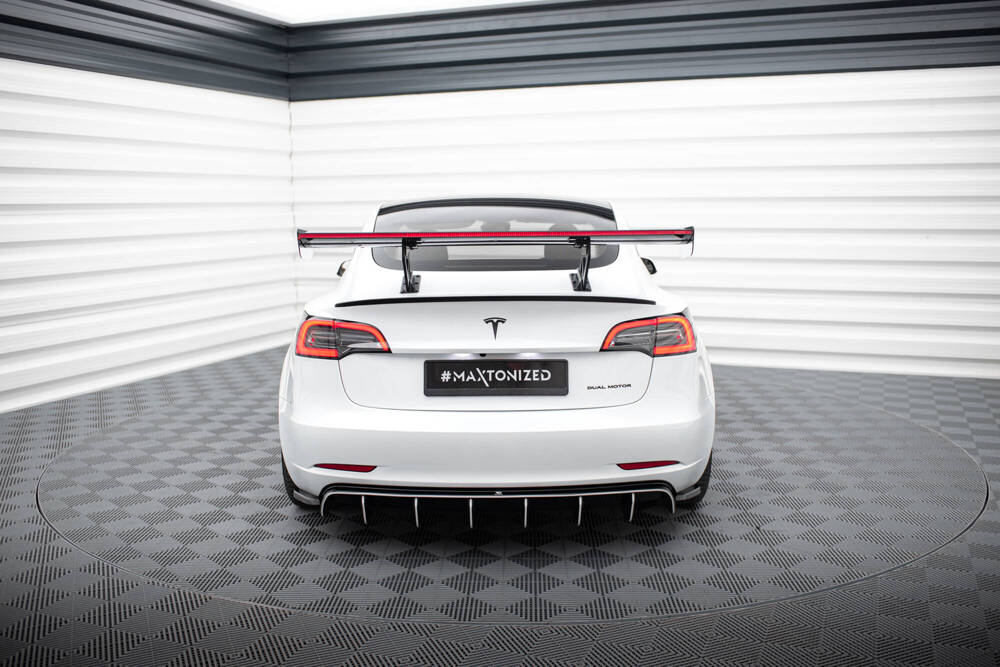 Aleron Carbono con Led Maxton Tesla Model 3 2017-