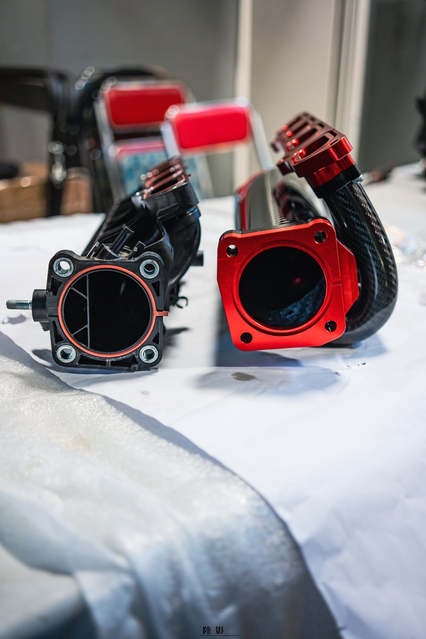 Colector de admision de carbono PracWorks para Honda Civic Type R FK2 / FK8 / FL5