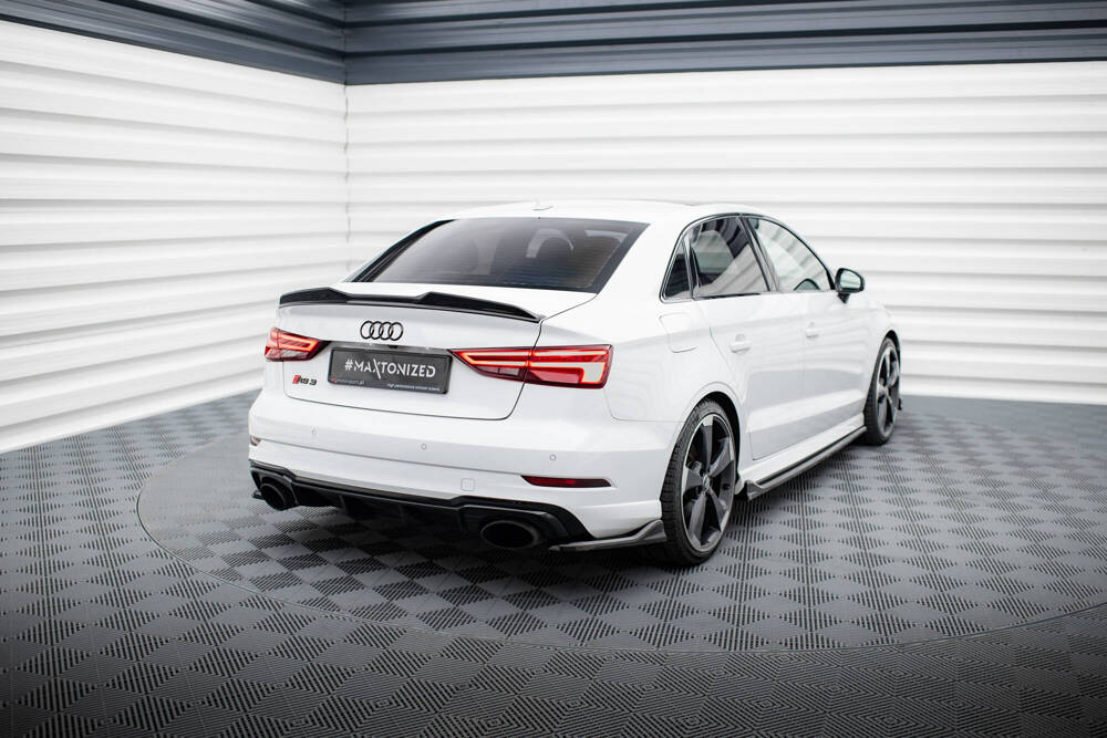 Añadido lateral difusor Maxton V3 Audi RS3 8V Sedan 2016/20