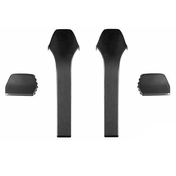 Cubiertas de fibra de carbono Eventuri para tapas traseras de asientos de BMW M3 F80 / M4 F8x / M2 Comp F87