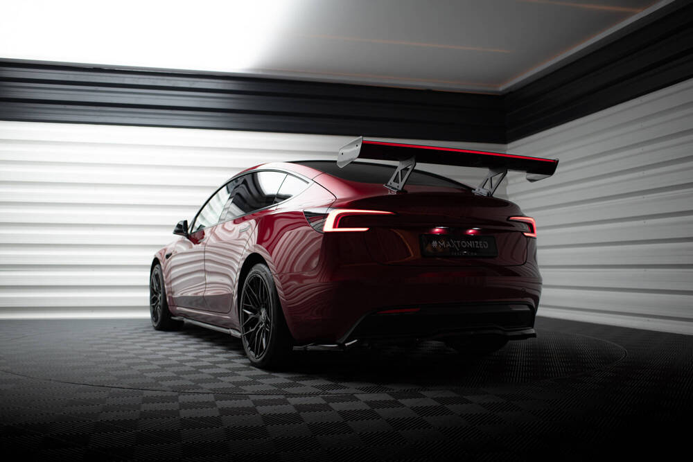 Aleron Carbono con Led Maxton Tesla Model 3 2017-