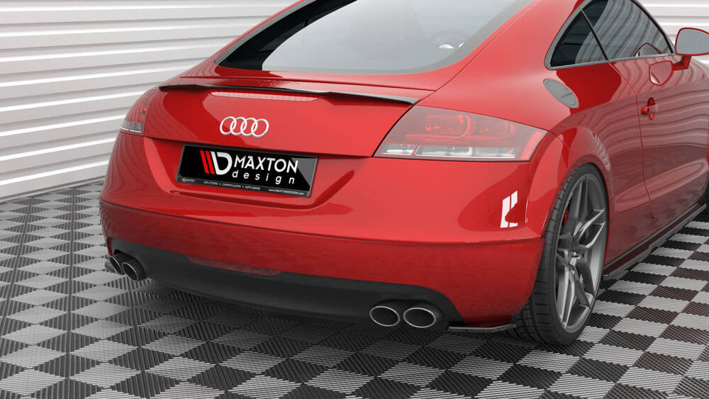 Difusores Laterales Traseros Maxton Para Audi TT Mk3 (8S) RS – Negro Brillo, ABS, Diseño Deportivo
