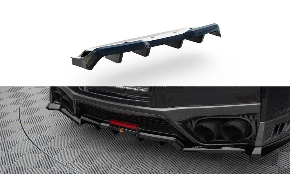 Añadido difusor maxton Nissan Gtr R35 2016/2022