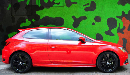 Taloneras kit aero seat Leon mk3 SC Normal/Fr/Cupra (3 puertas)