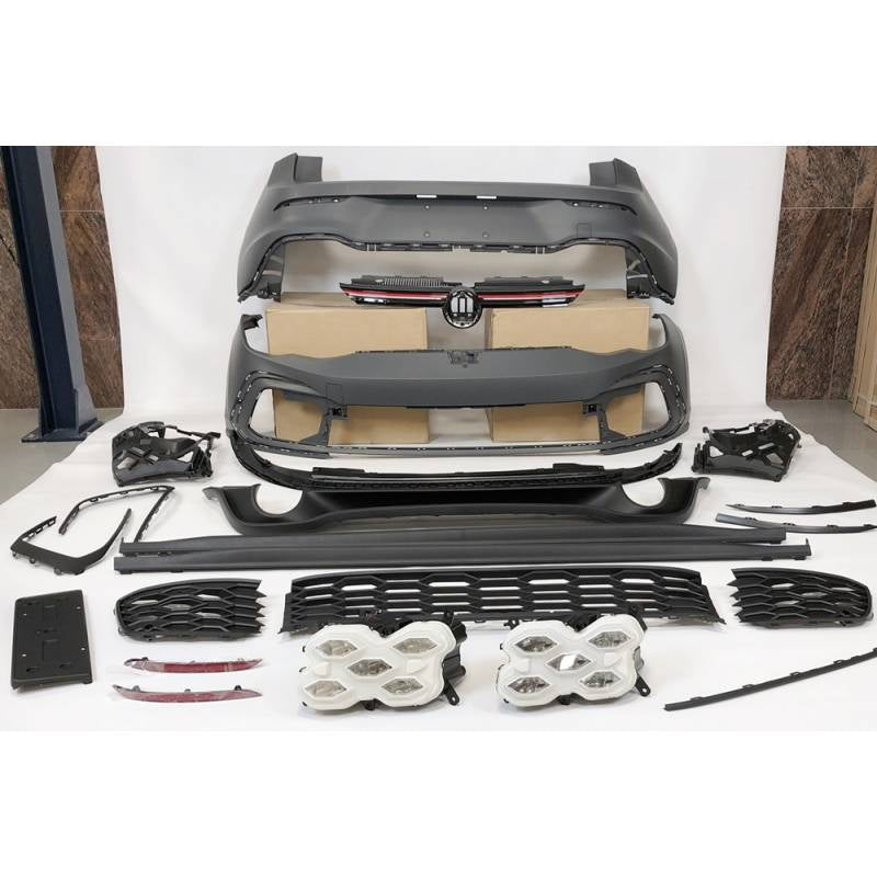 Kit De Carrocería Volkswagen Golf 8 3 /5P 2019-2023 Look GTI 2 Salidas