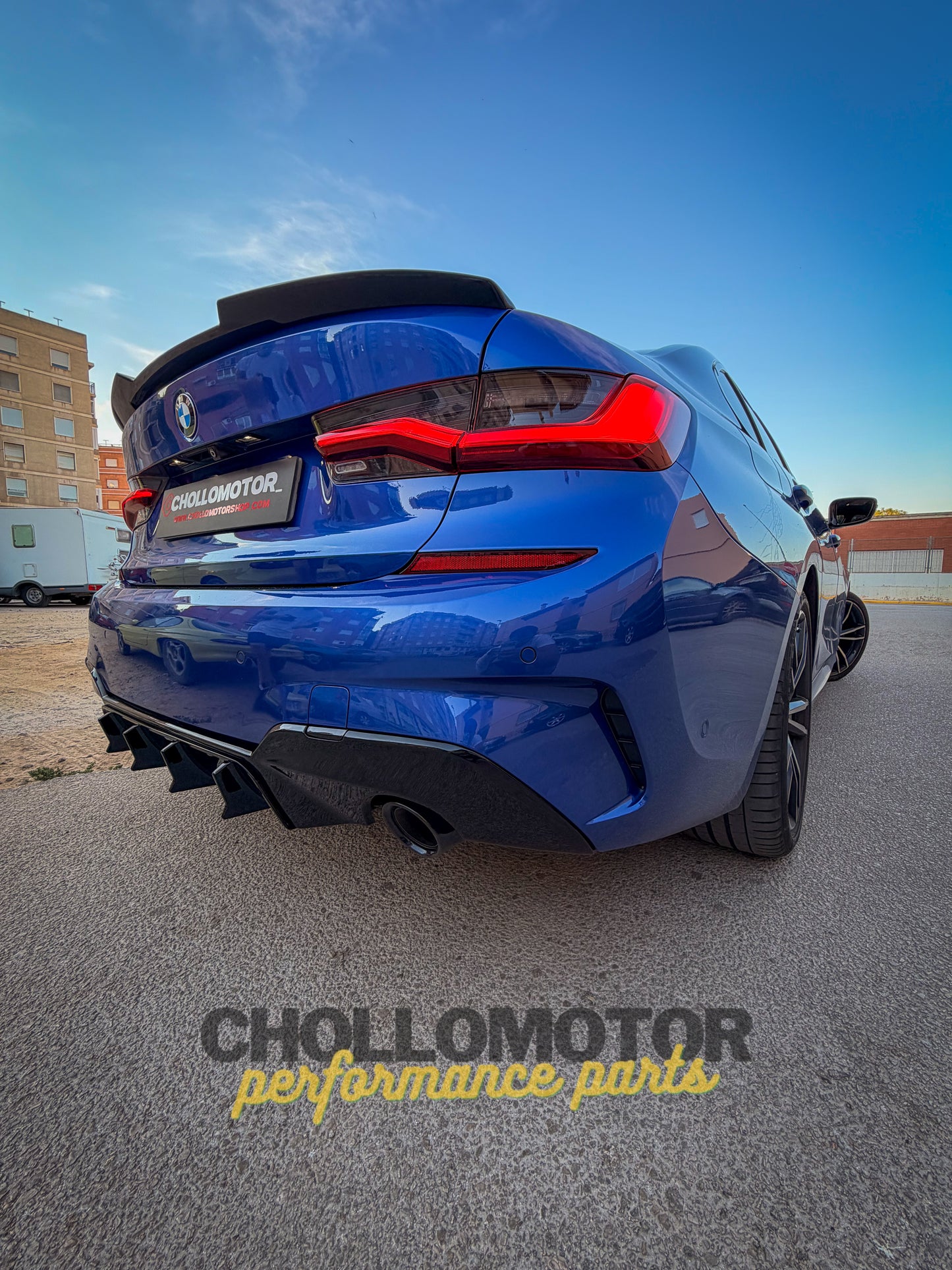 Difusor bmw serie 3 g20 / g21 pack M look Mperformance
