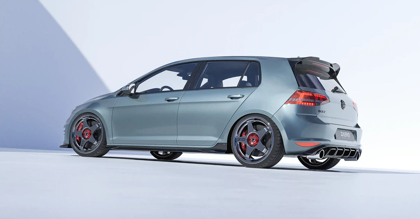 Difusor Zaero Volkswagen Golf mk7 NORMAL/GTI/GTD  2013/16