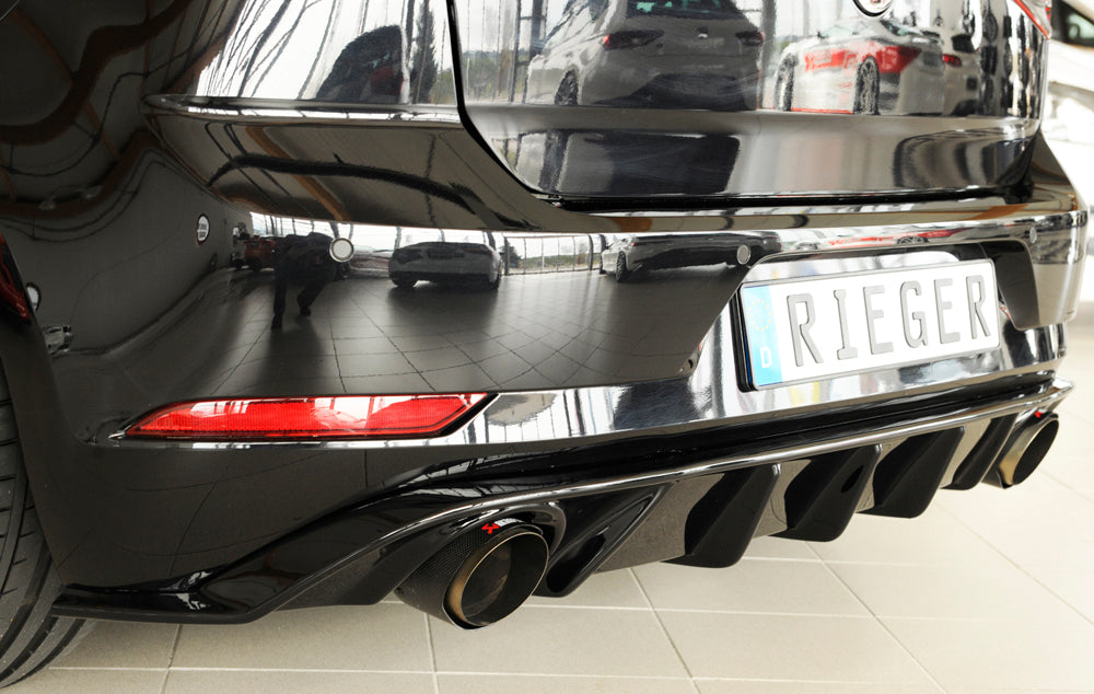 Difusor Rieger Volkswagen Golf mk7.5 GTI