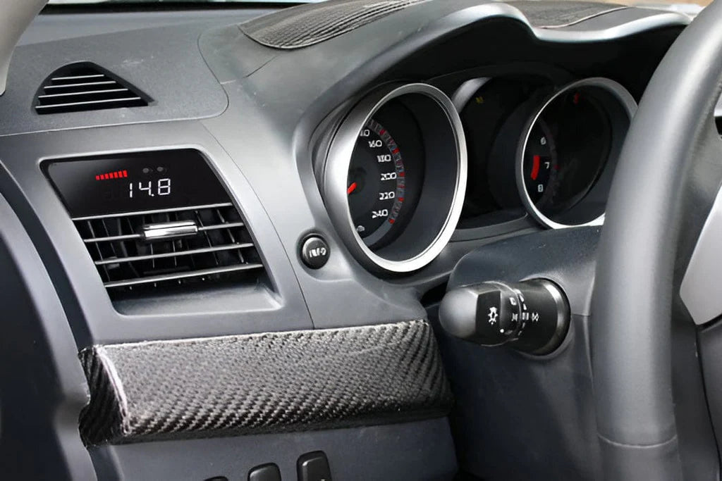 Reloj digital P3 Gauges para rejilla de ventilacion de Mitsubishi Lancer Evo 10