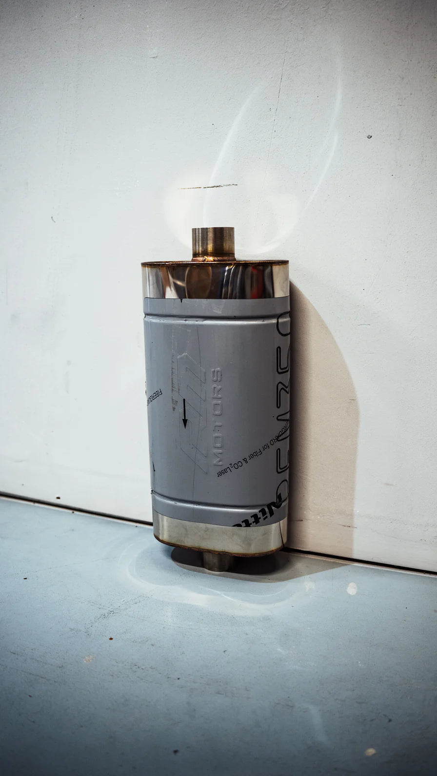 Silenciador Ovalado con embossing V4