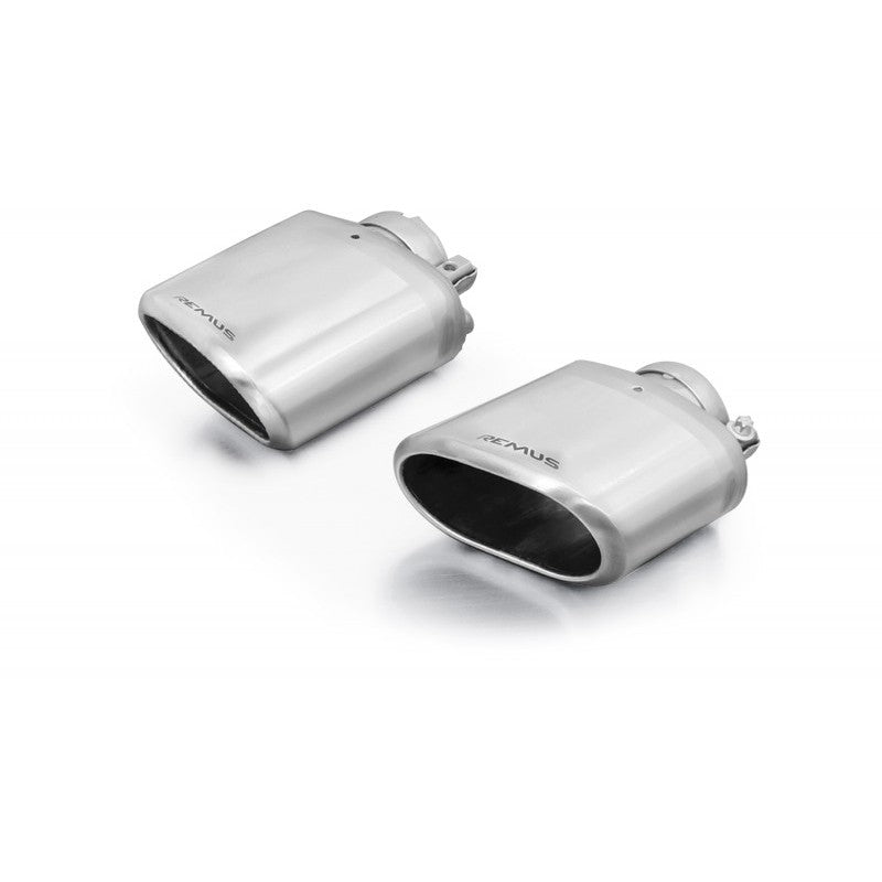 Colas de escape Remus 133x85mm INOX