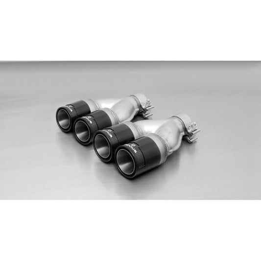 Colas de escape Remus 84mm Street Race Cromado negro